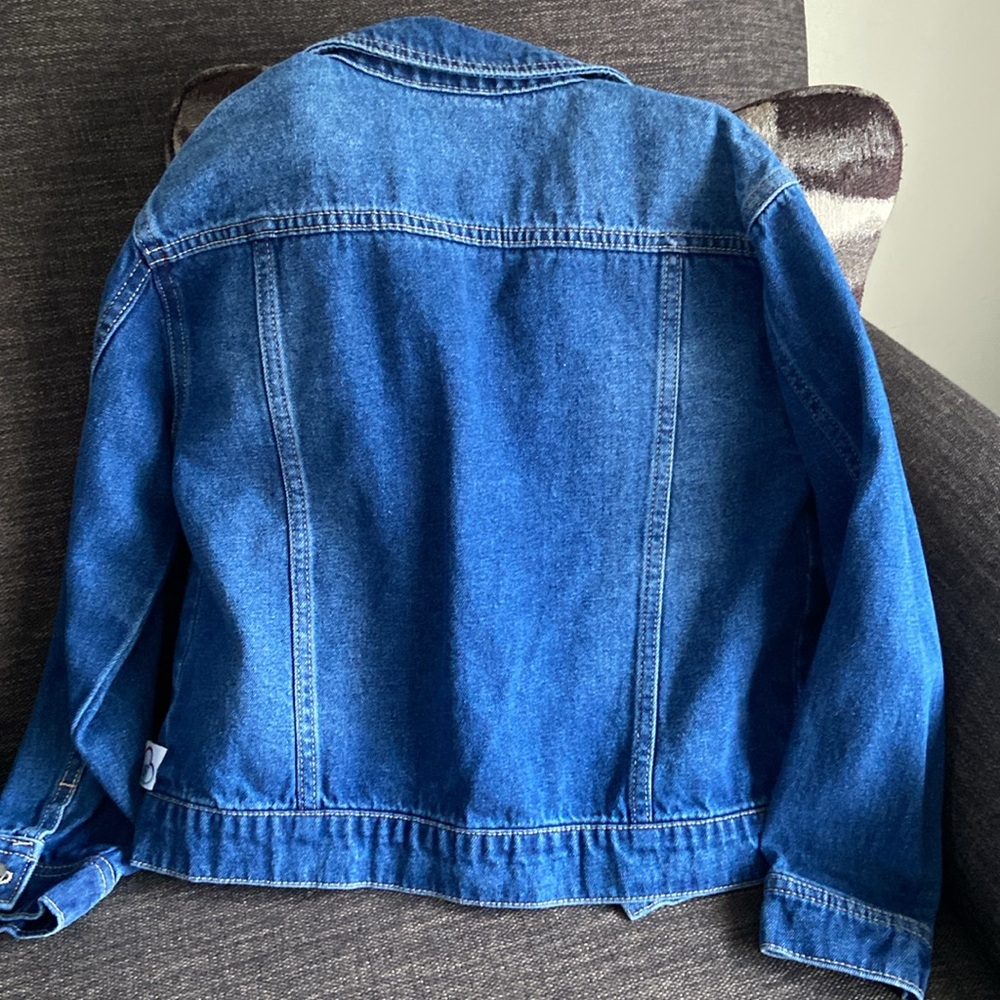 Disney store ily 4ever girls Belle denim jacket size 7/8 EUC! - Picture 8 of 12